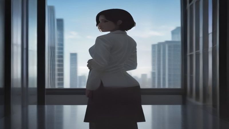 火影忍者同人编辑部深夜赶稿，窗外木叶村灯火明亮，桌上堆满同人卷轴与漫画草稿